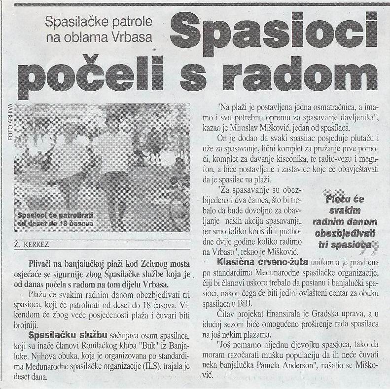 Nezavisne novine, 01.07.2008. god.