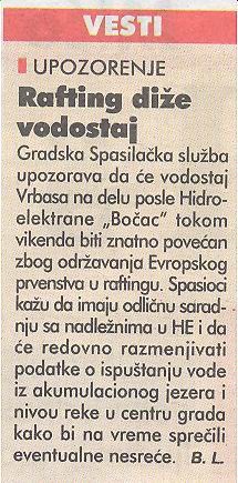Blic, 2007. god.